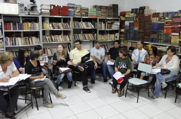No bairro Cidade Nova, pré-conferência aponta ideias e propostas culturais para o município. Eixo temático “Cidadania e Direitos Culturais”.