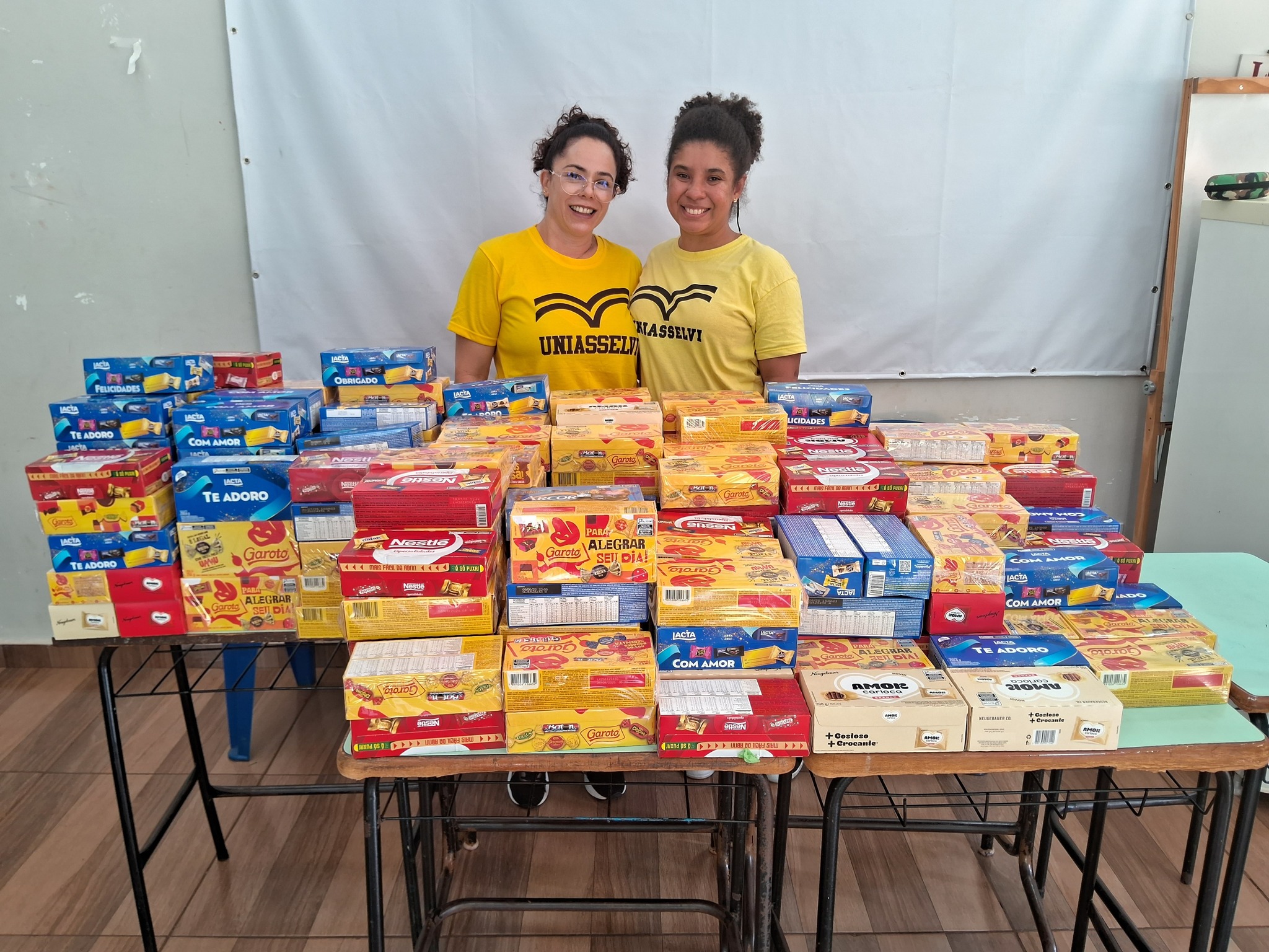 Gesto de solidariedade reforça laços entre a universidade e projetos sociais do bairro Cidade Nova.