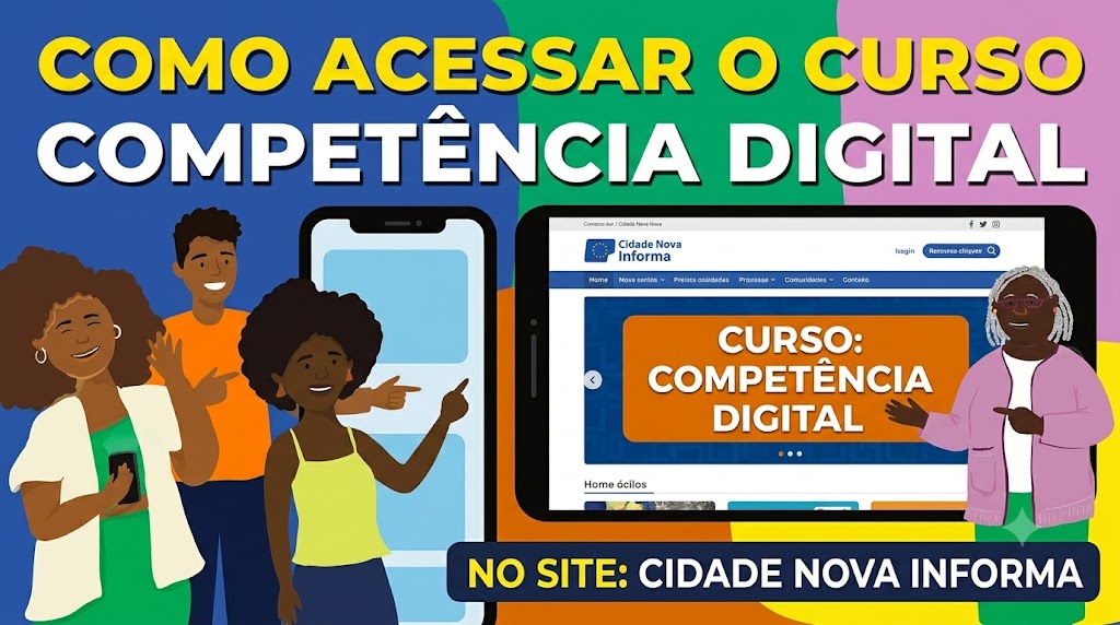 Como Navegar pelas Aulas e Concluir Módulos no Curso de Competência Digital
