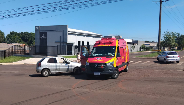 Acidente no bairro Cidade Nova